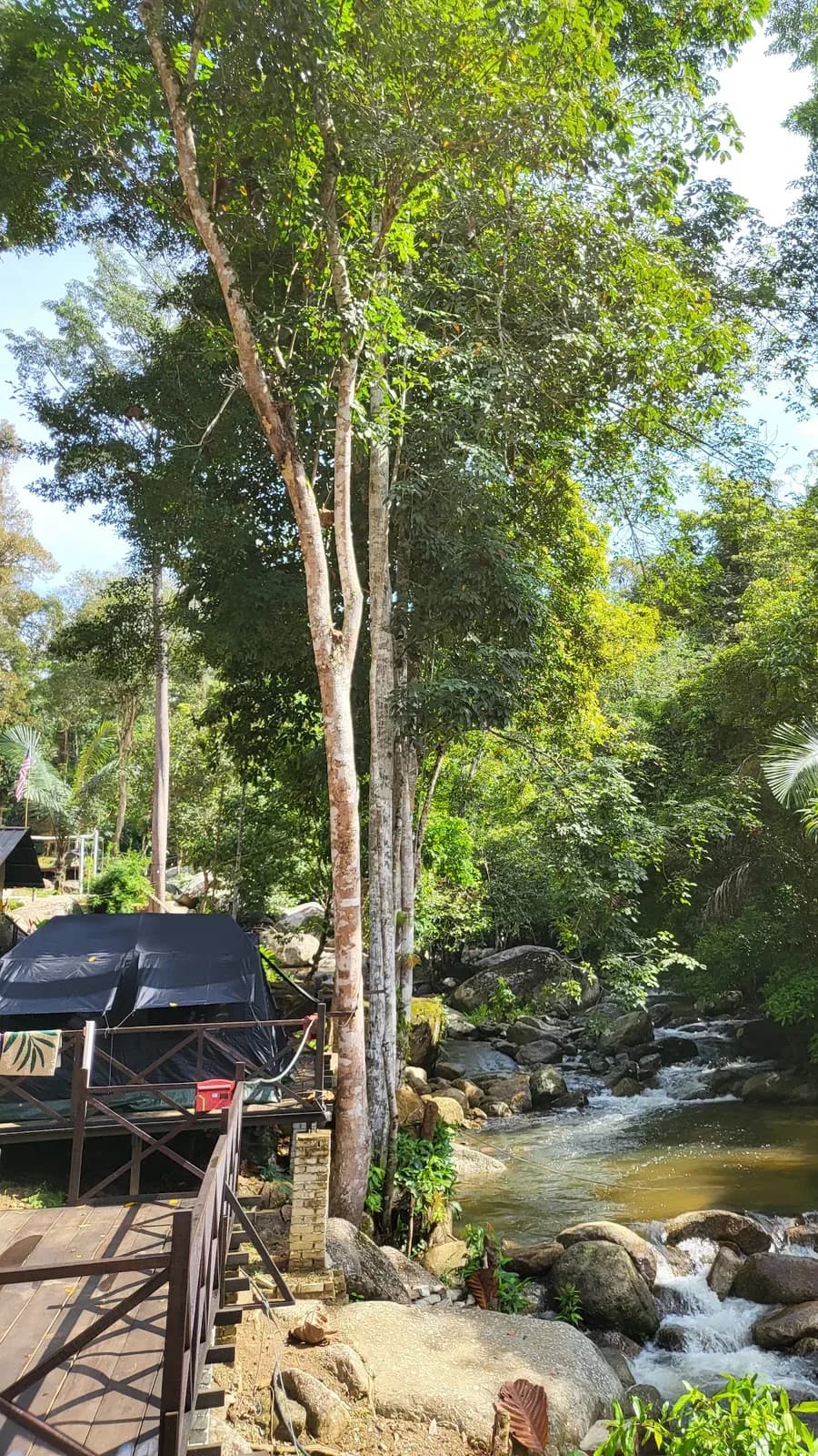 Easygoing campsite vibes