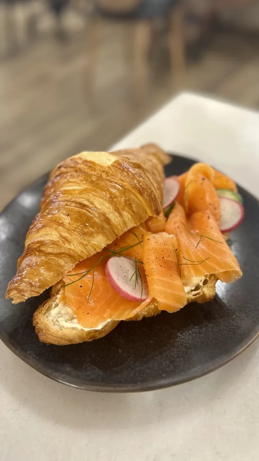 Croissant Right at the Door