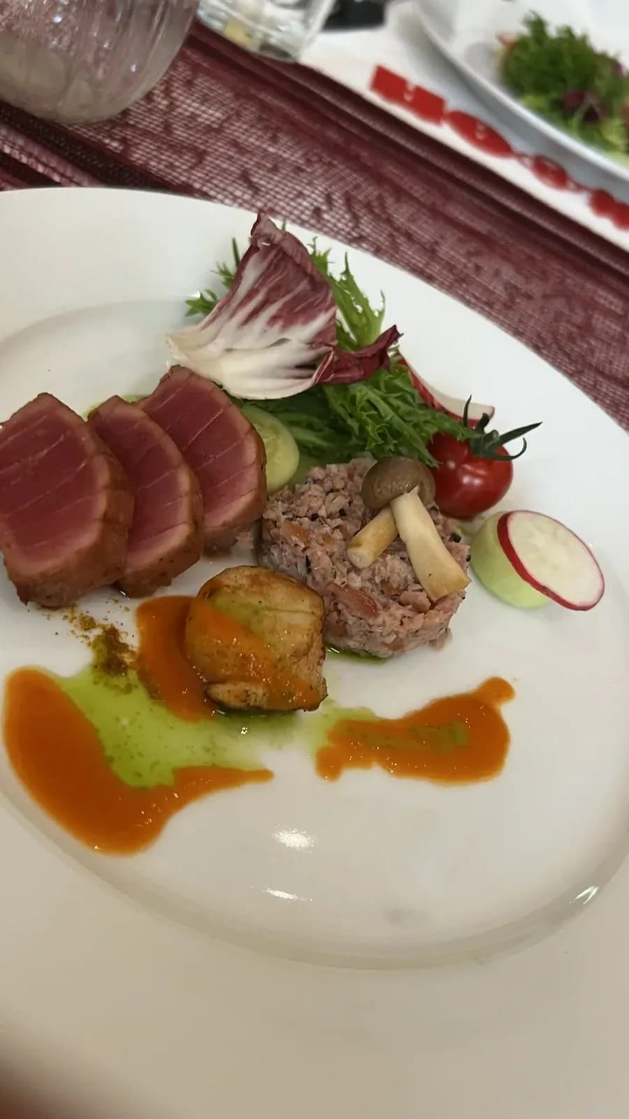 Find modern European dishes in a 200-year-old mansion