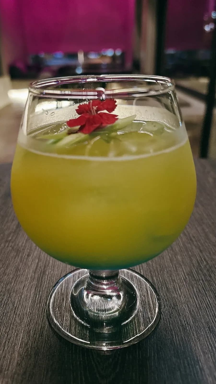 Sip a cocktail in cozy light
