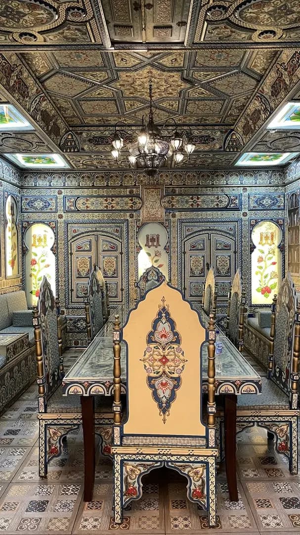 A quiet corner with rich Arabian decor photo 2