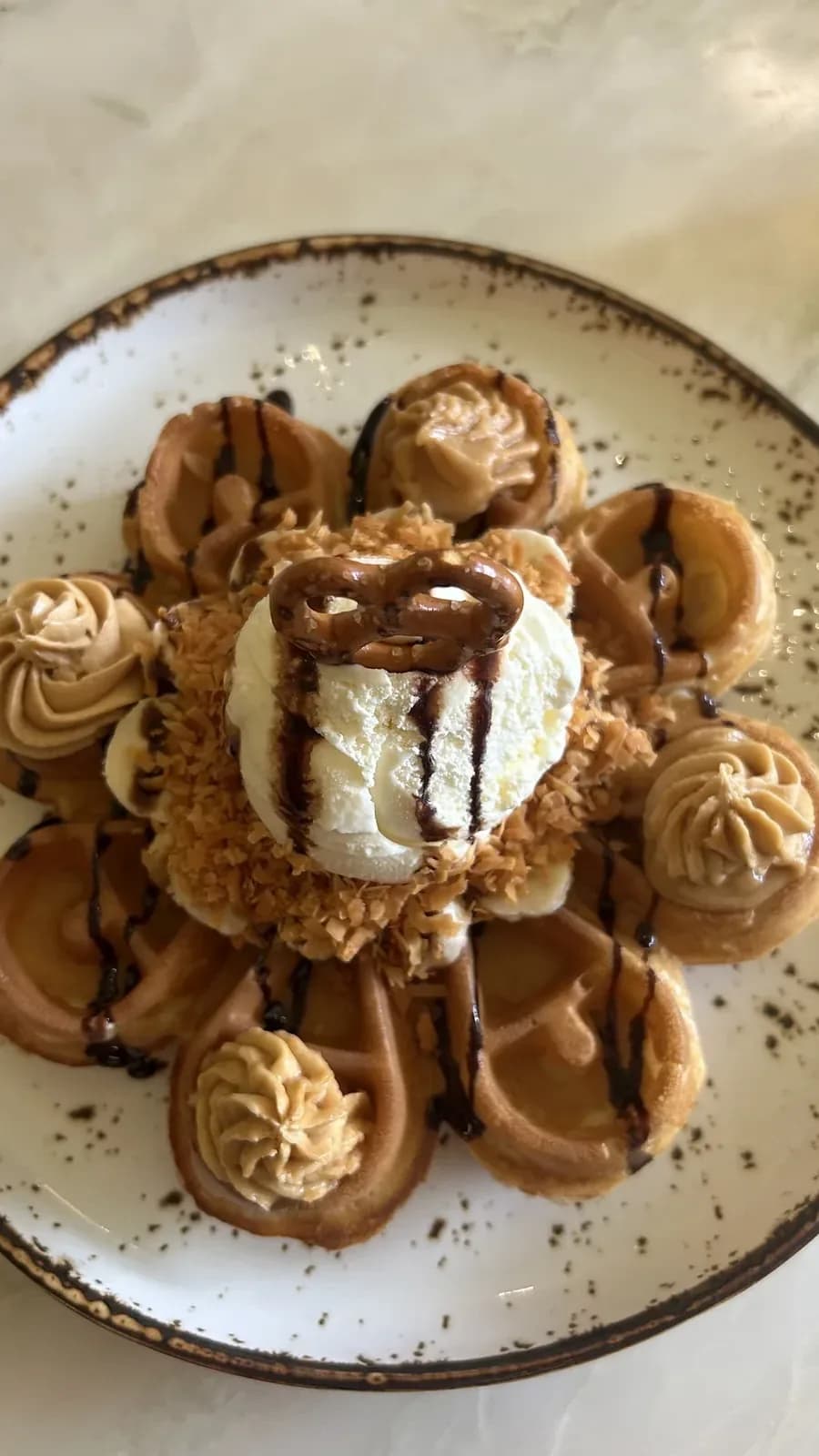 Waffle moment at ALLO Café
