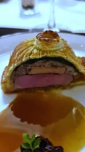 Bite into the flaky Beef Wellington