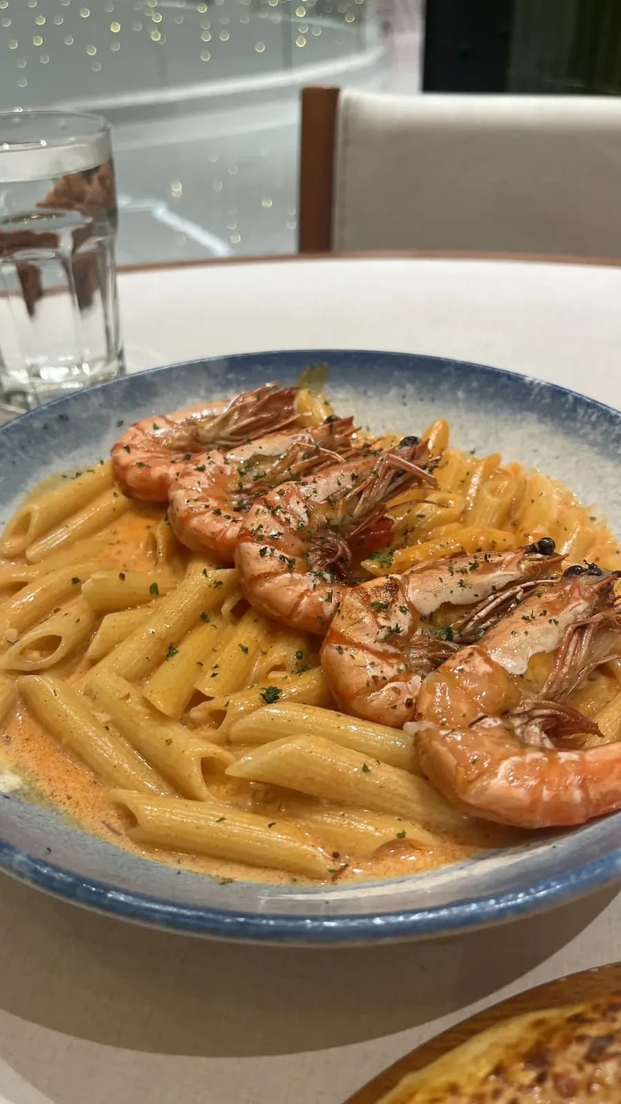 Try the scampi pasta at El Ocho