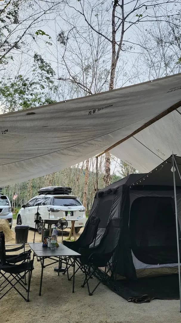 Pitch tents and hike trails photo 2