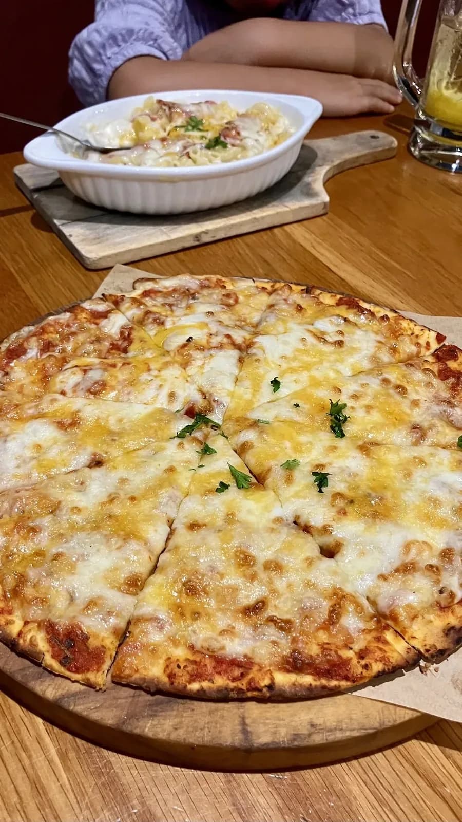 Walk in and spot the pizza