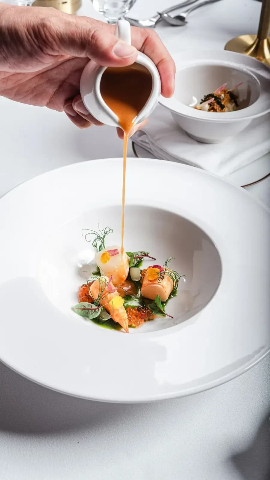 Try fusion seafood plates in a heritage setting