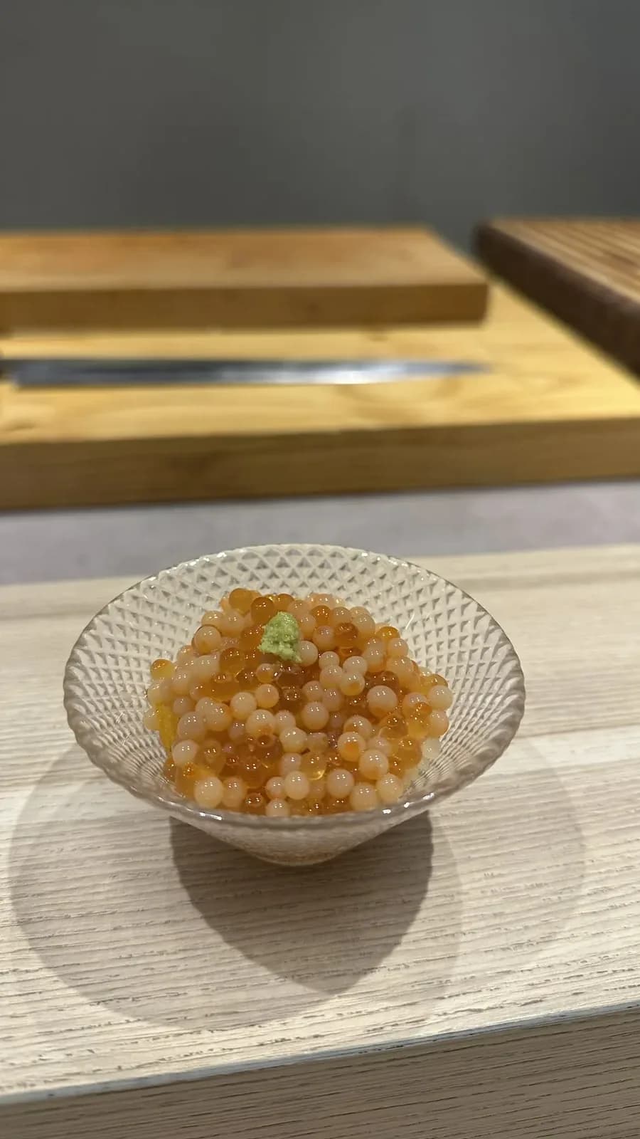 Watch your sushi being made by the chef