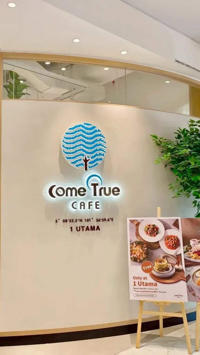 Walk in and find fresh bakes at Come True Cafe