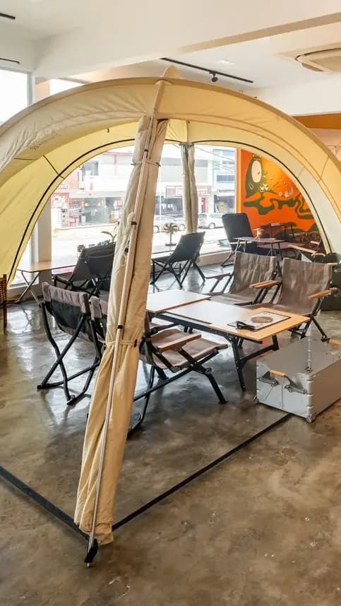 Walk into the cozy camp cafe photo 2
