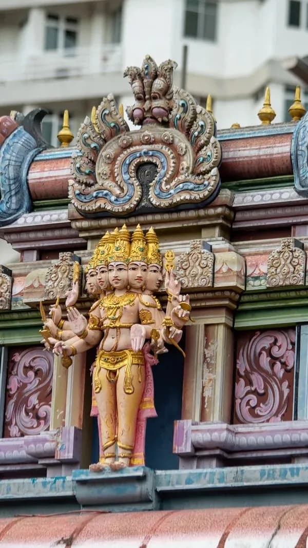 Join family at the temple