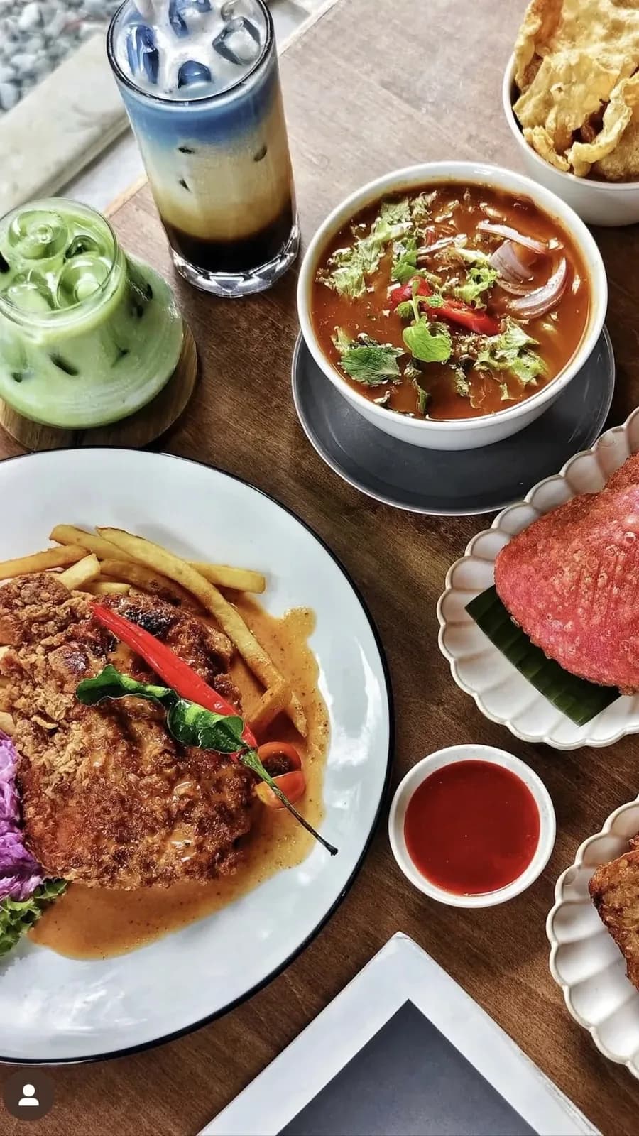 Mix Malaysian and Western plates