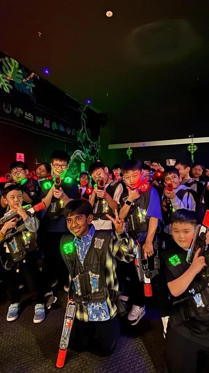 Team Up for Laser Tag Battles