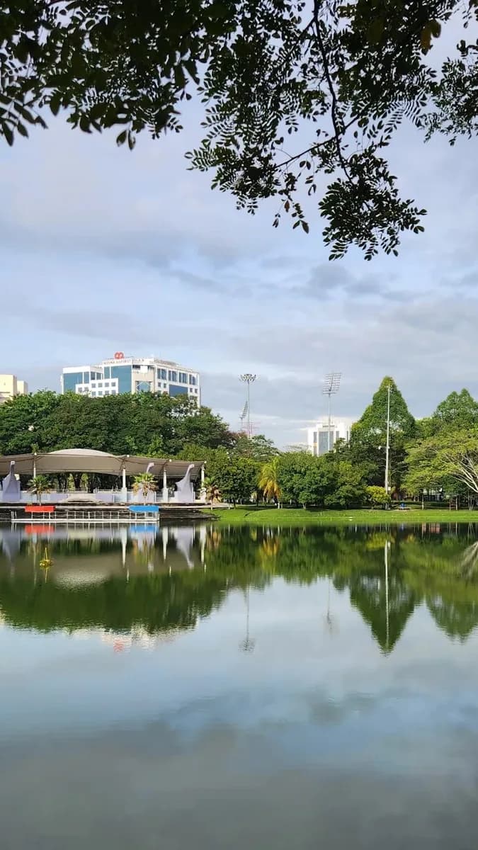Jog Through Scenic Festival Grounds