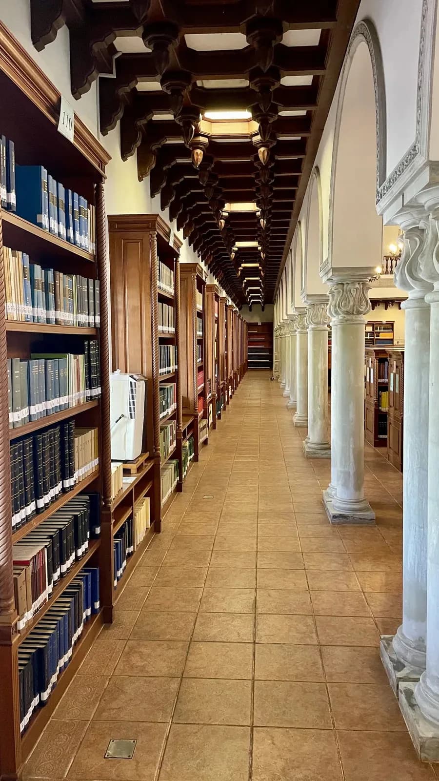 Walk into ISTAC's quiet library halls