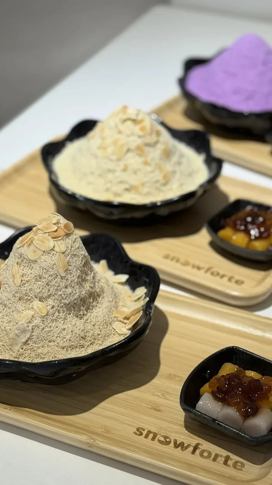 Step into a cool, cozy escape with shaved snow