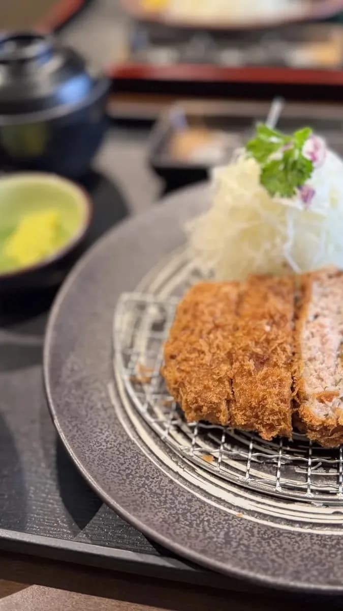 Grab a tonkatsu meal in KL