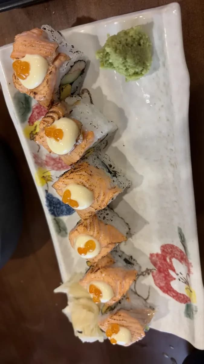 Fresh sushi rolls