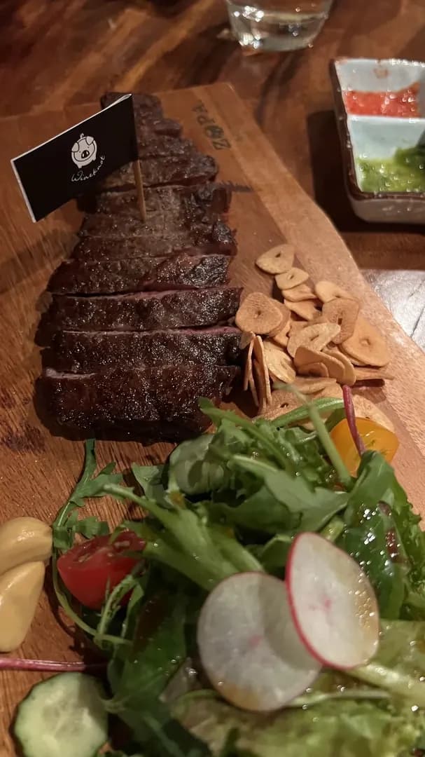 Walk into Wineknot and spot the steak photo 2