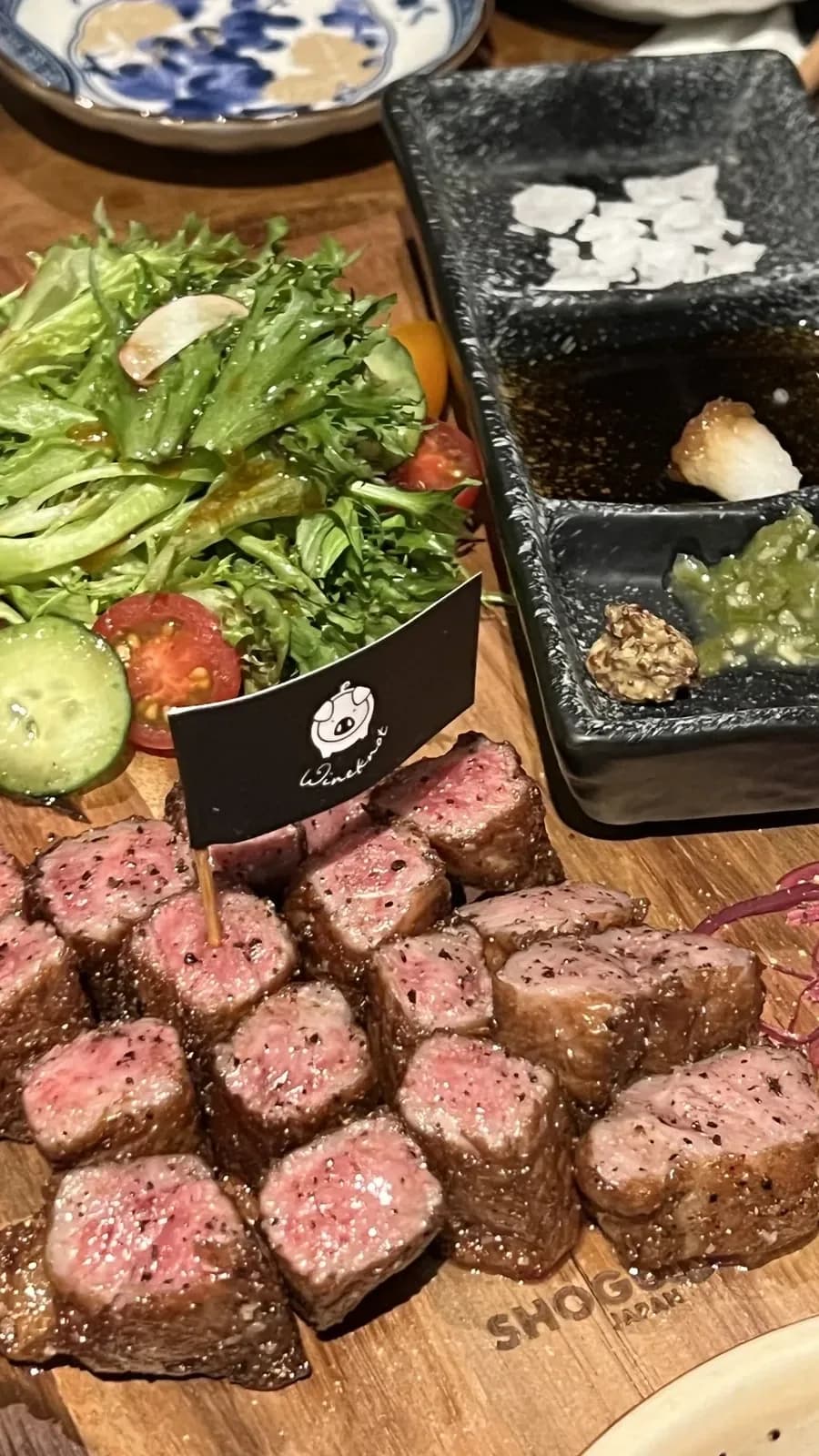 Walk into Wineknot and spot the steak