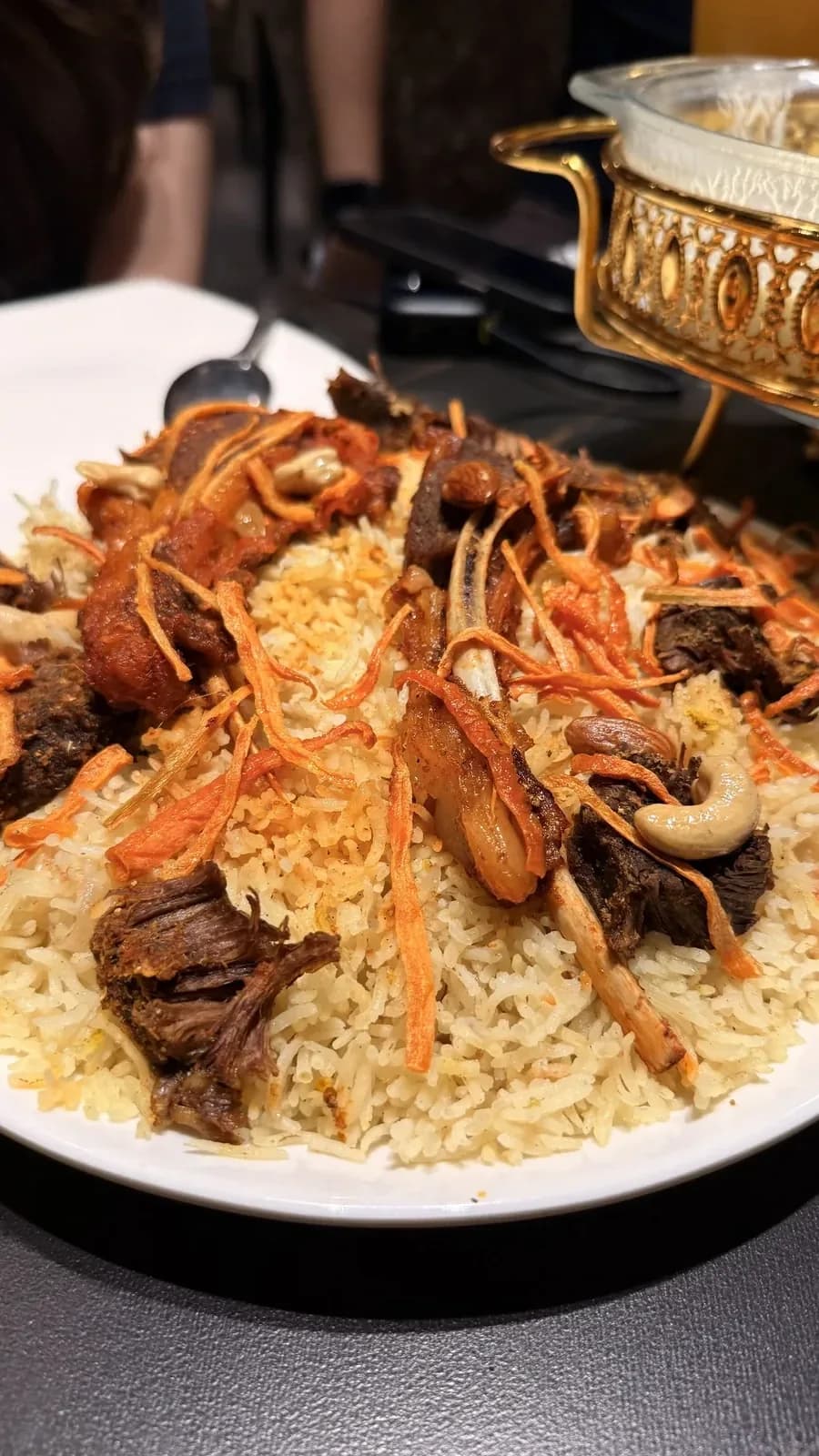 Smell spiced dishes at Zaika Haus