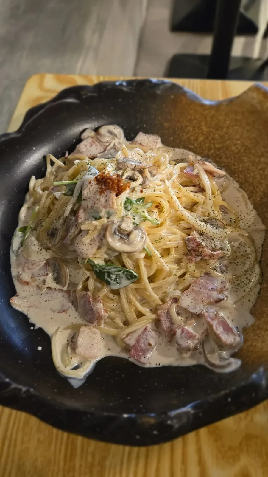 A trendy cafe with a laid-back buzz