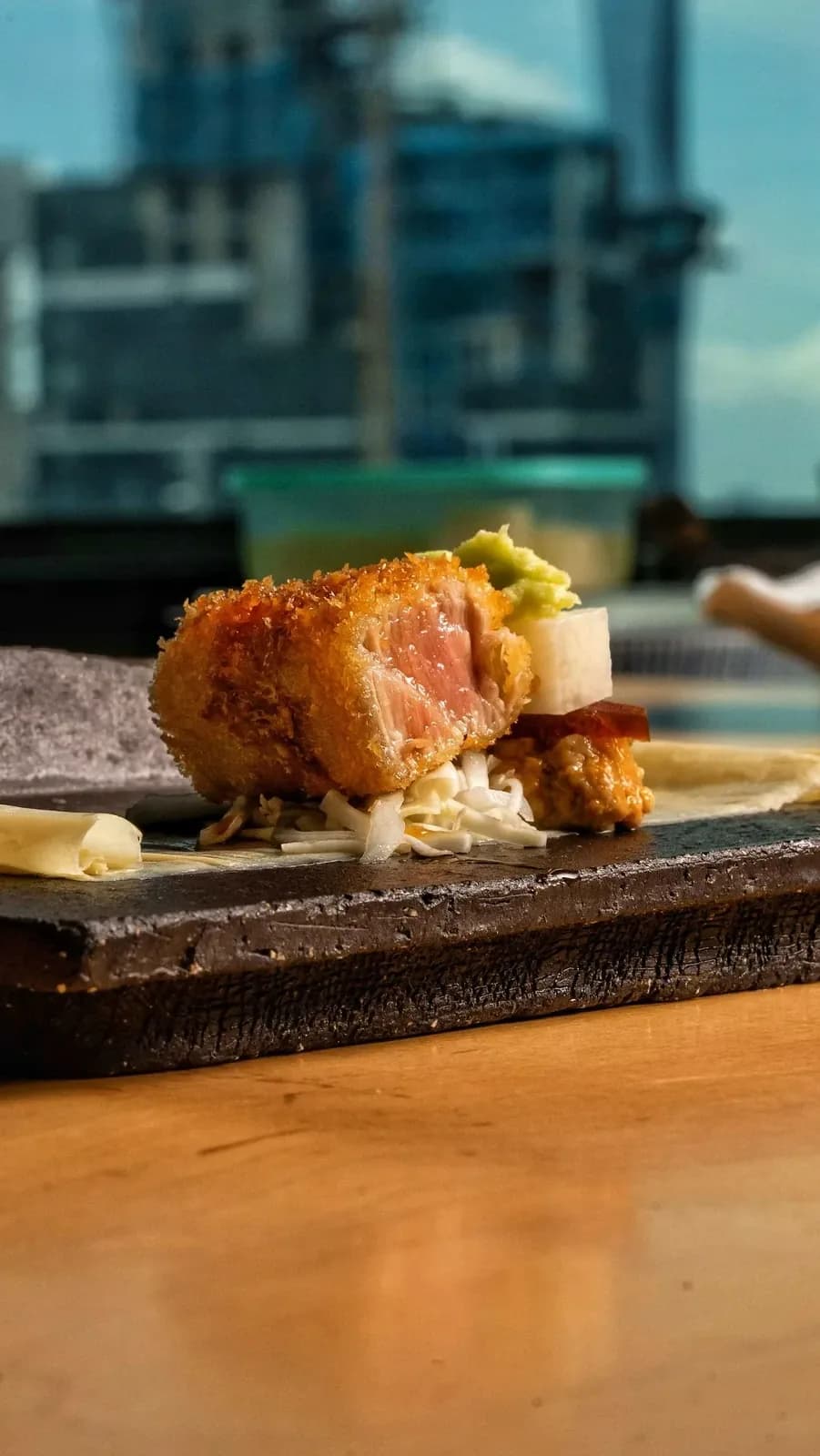 Make sushi at a chef's counter