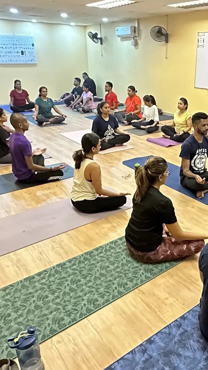 Join a yoga class here