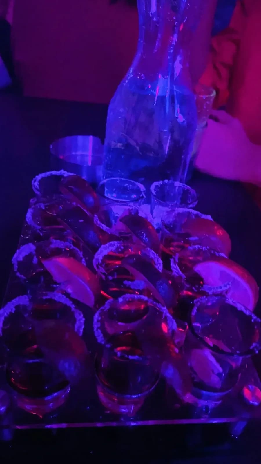 Share Laughs Over Shots