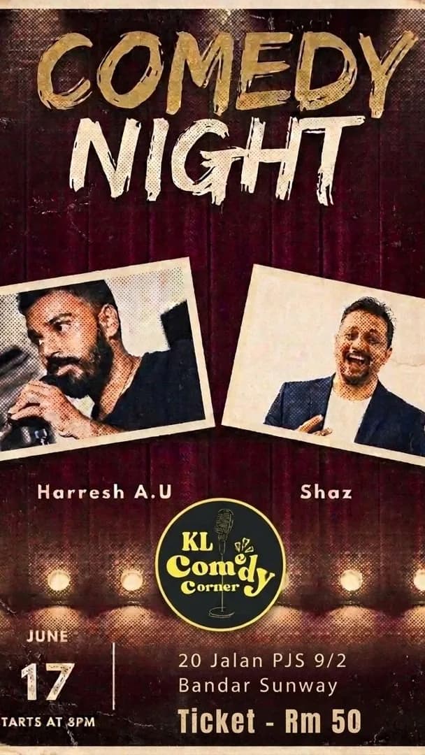 Comedy night with SAHRM Music
