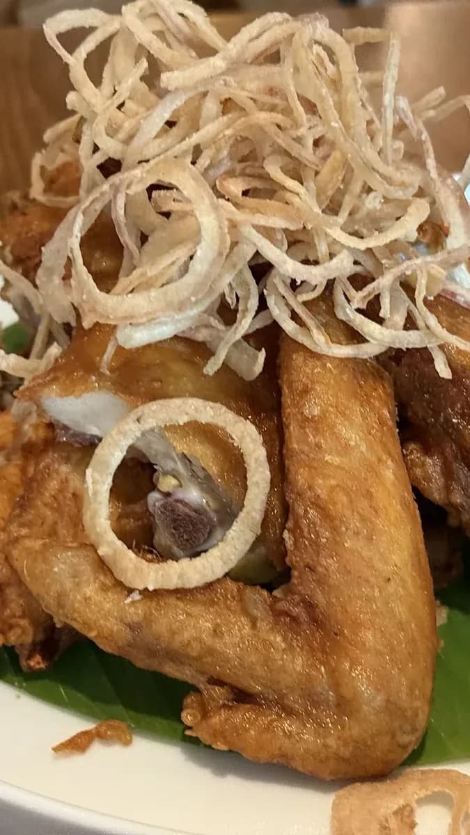 Walk into Gai for wings
