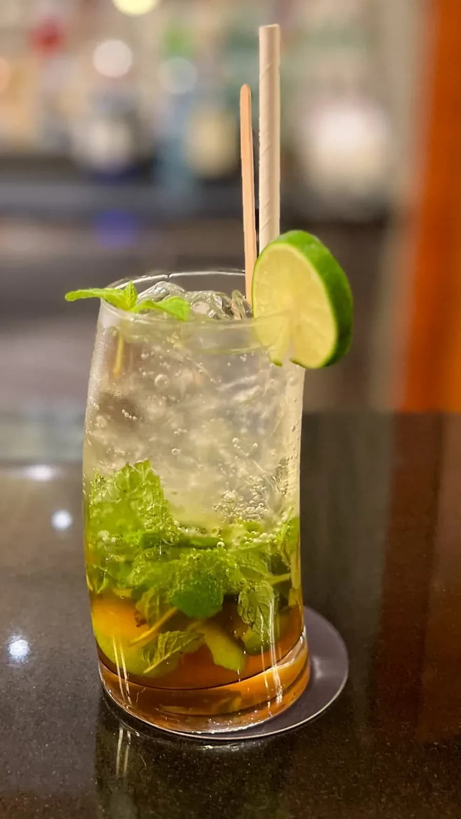 Walk into Cellar Door for cocktails