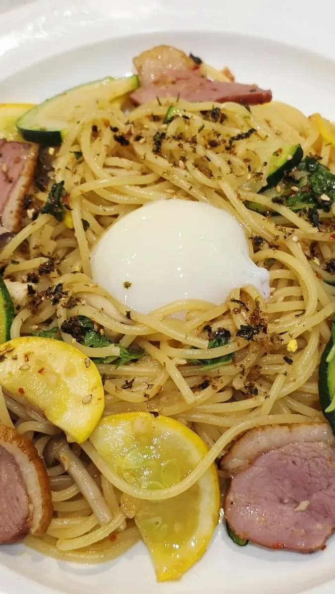 Watch pasta being made as you eat