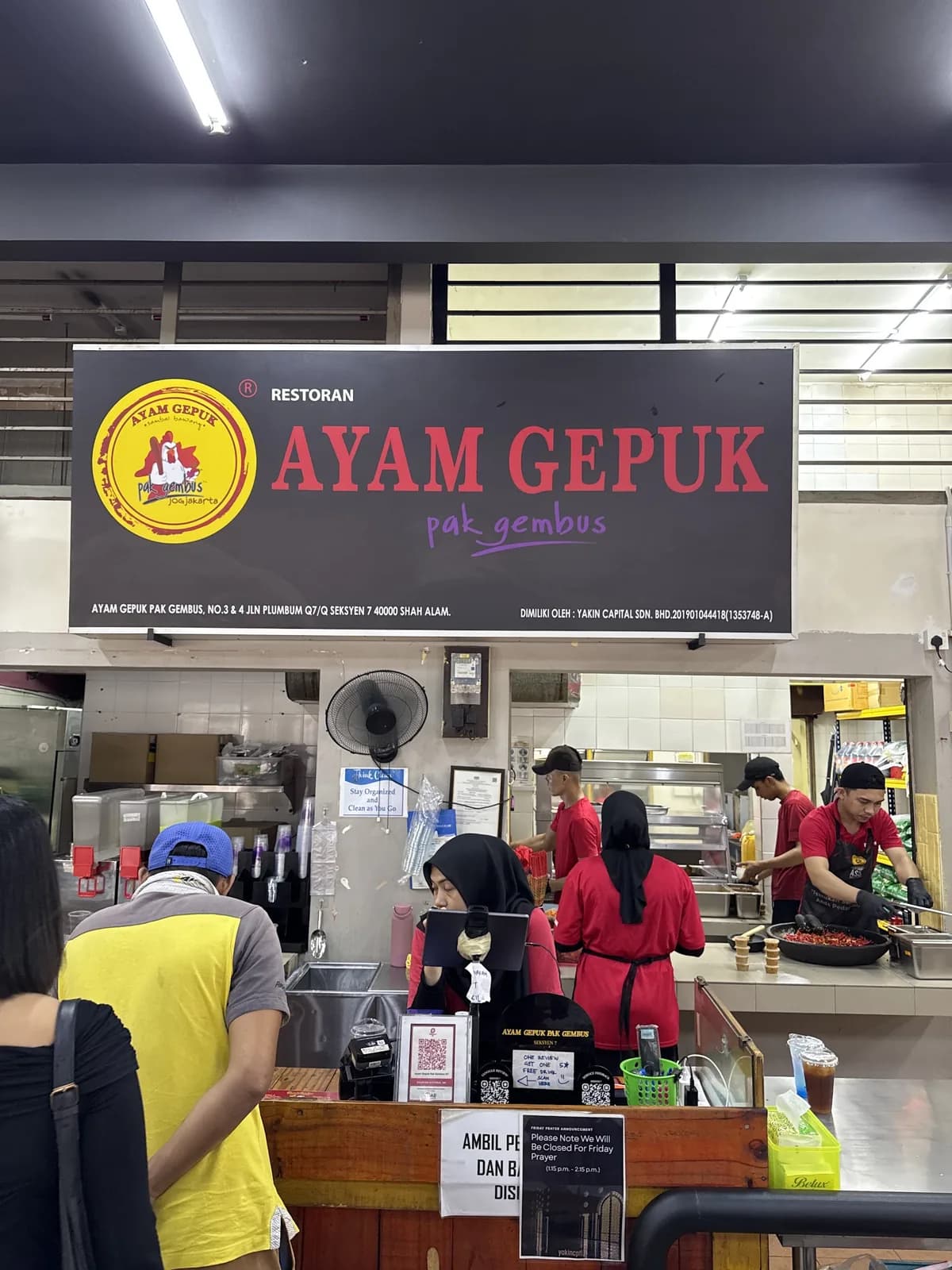 Ayam Gepuk Pak Gembus Shah Alam S7