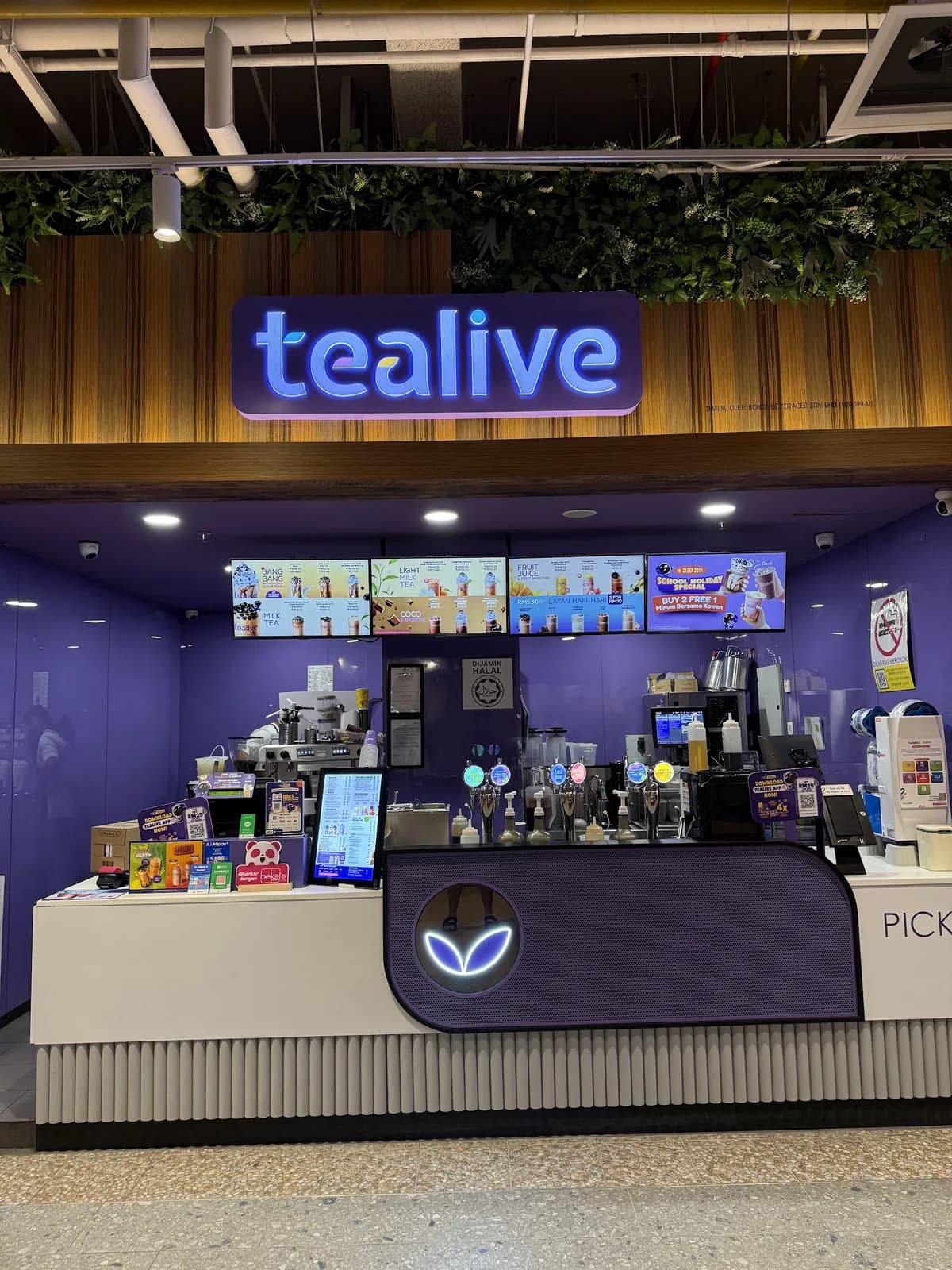 Tealive • Mitsui Shopping Park • BBCC • Kuala Lumpur