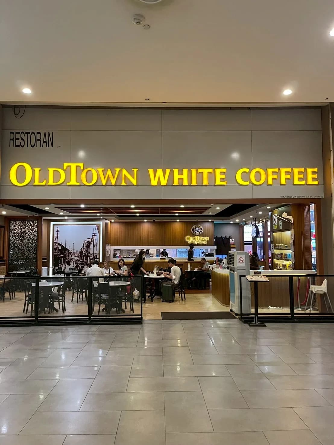 OldTown White Coffee @KLIA Terminal 2 Gate K