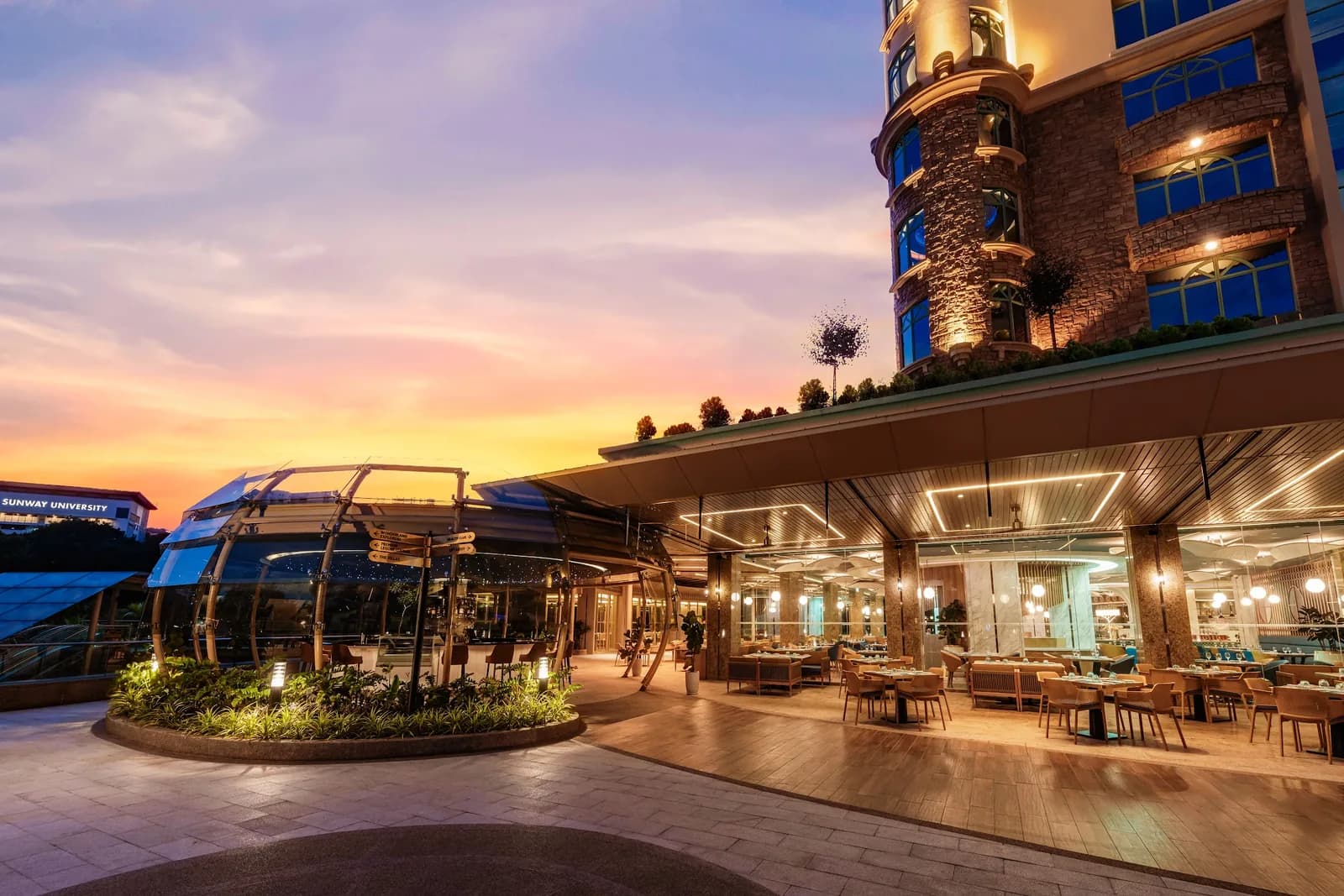 Sunset Terrace at Sunway Resort Hotel