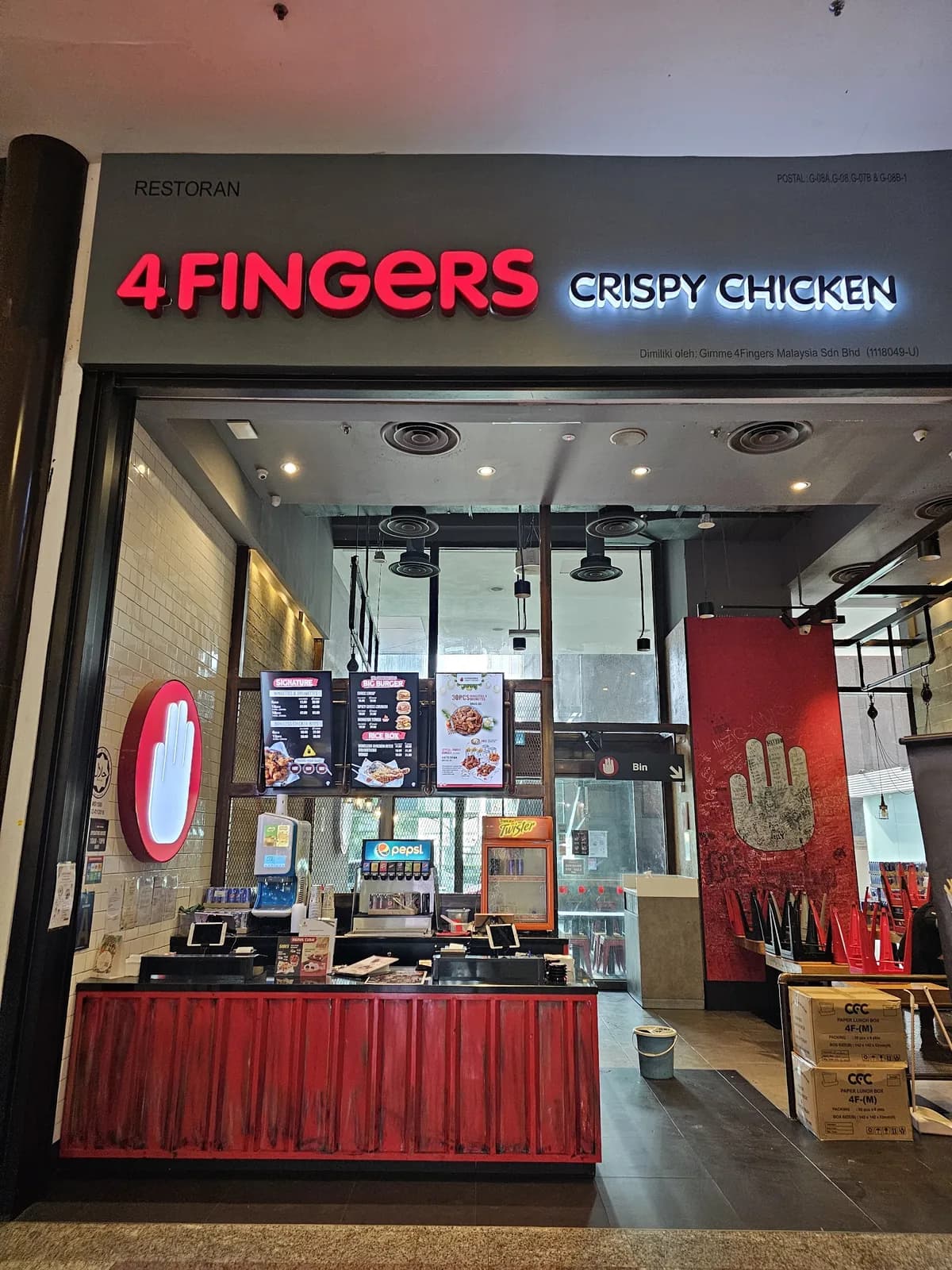 4Fingers Crispy Chickens Berjaya Times Square