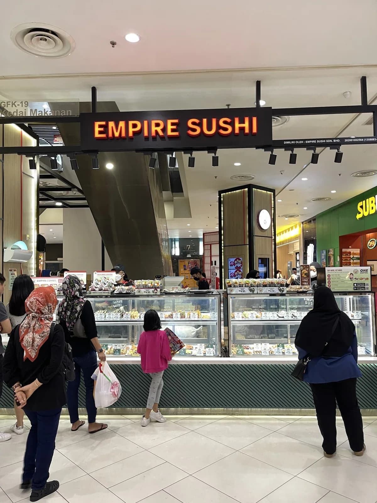 Empire Sushi Paradigm Mall Johor Bahru