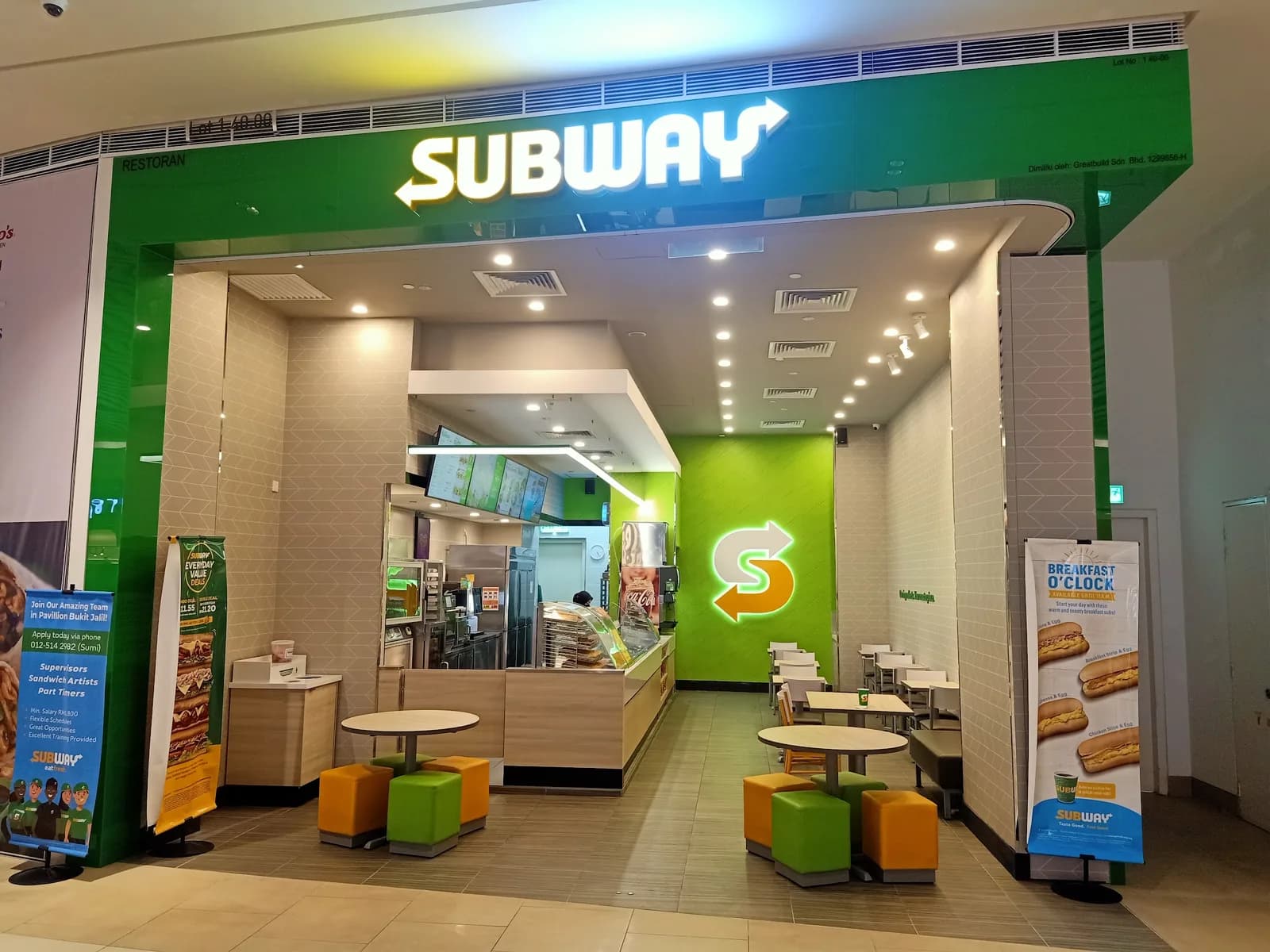 Subway @ Pavilion Bukit Jalil