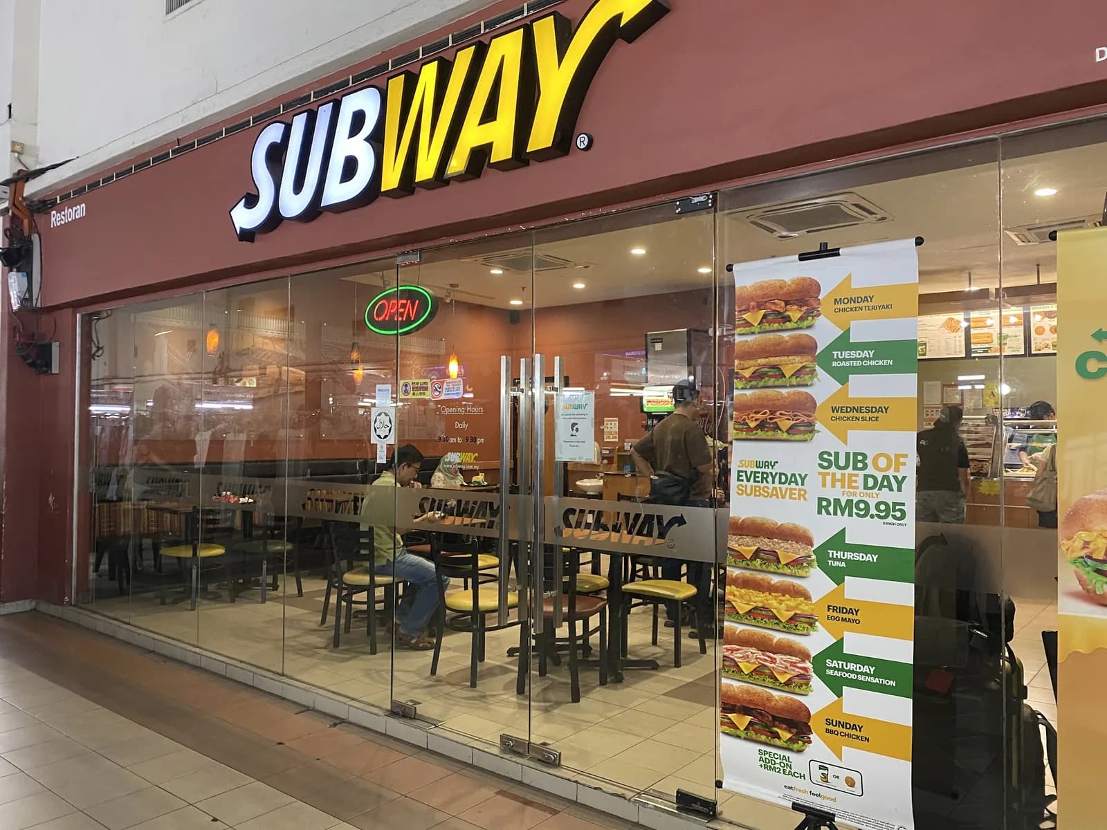 Subway Melaka Sentral